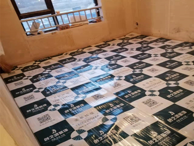 新麗壹號中期驗收，地面保護(hù)已做好
