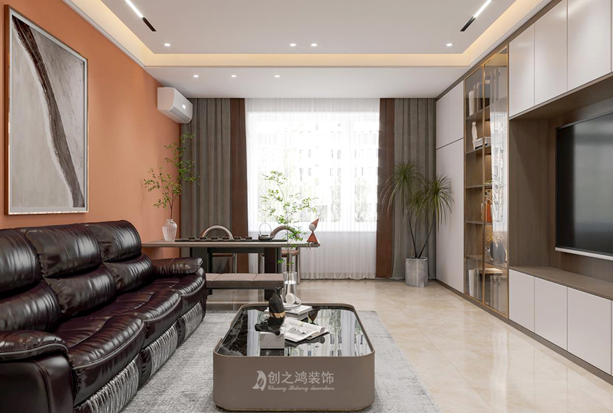 格調(diào)平園130㎡現(xiàn)代簡約風格裝修效果圖！